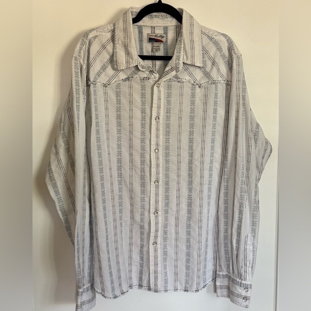 S52 Rare Vintage Size XXL Button Down Long Sleeve Shirt